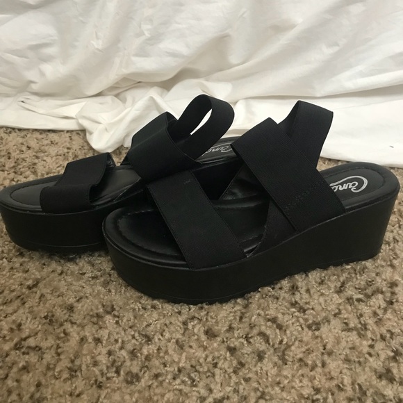 candies platform sandals